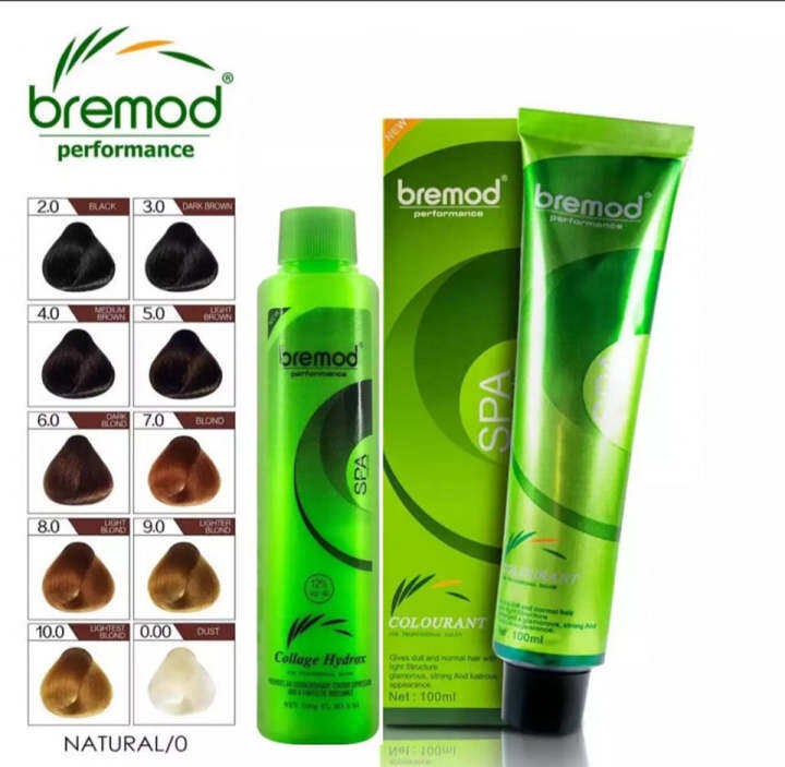 Very Ash Golden Blonde Bremod Hair Color Cream Basic Colors