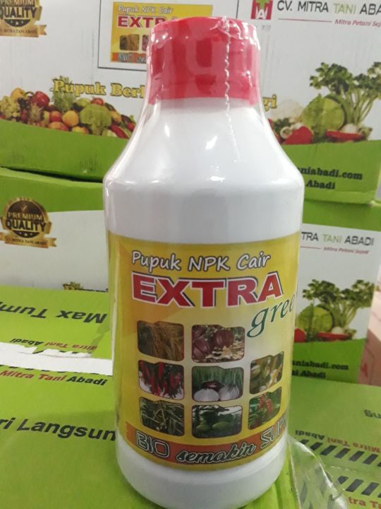 Pupuk NPK Cair Extra Green Kemasan 1 Liter Lazada Indonesia