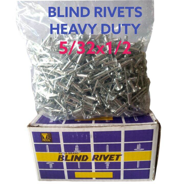 ALUMINUM BLIND RIVETS 5 32x1 2 650pcs 1box Lazada PH