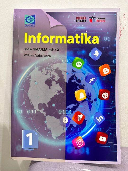 Buku Informatika Kelas X 10 SMA Kurikulum Merdeka Grafindo Lazada