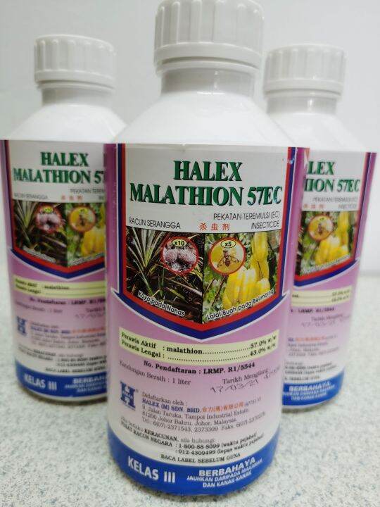 Halex Malathion 57EC 1Litter Hama Merah Kutu Daun Kutu Trip Racun