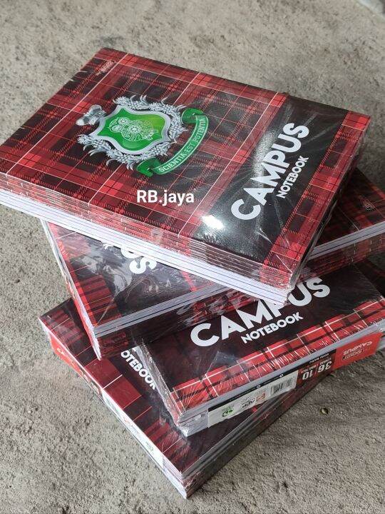 1 Pack Isi 10 Buku Tulis Notebook Big Bos Campus 36 Lembar Isi 10