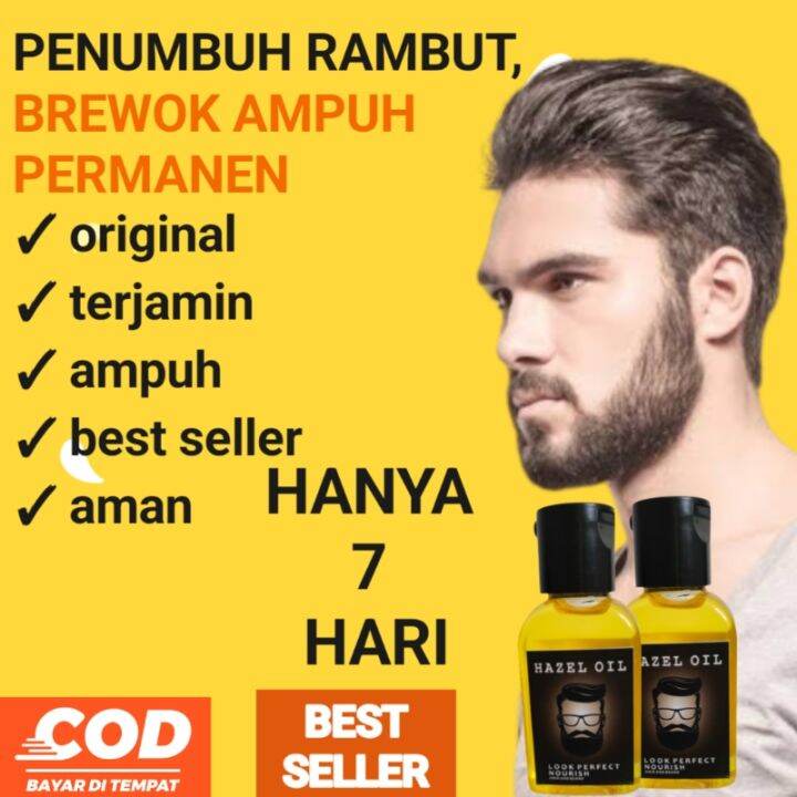 Hazel Oil Haircare Solusi Rambut Botak Pitak Rontok Penumbuh Dan