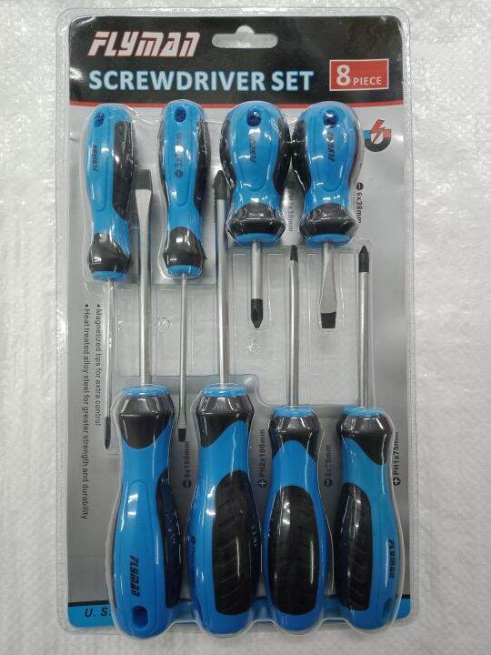 Flyman Screwdriver Set Flat And Philips Pcs Lazada Ph