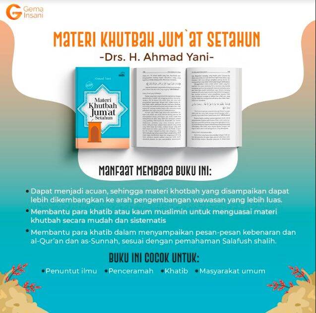 Buku Materi Khutbah Jumat Setahun Lazada Indonesia