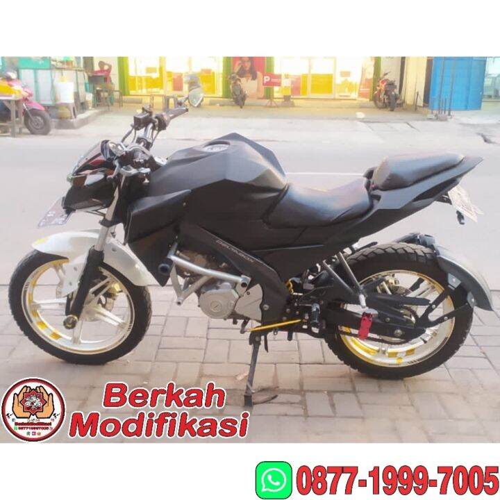 Cover Kondom Tangki Body Belakang Model Cbr Rr Pnp Yamaha Vixion Nvl