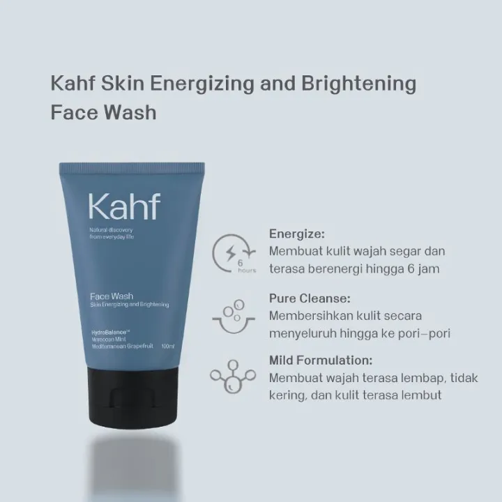 Kahf Face Wash Skin Energizing And Brightening 100g Lazada Indonesia