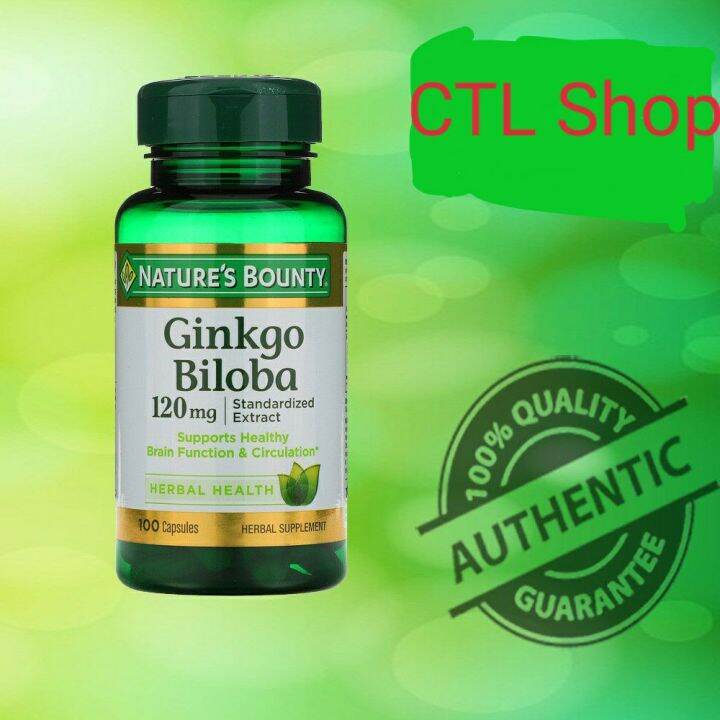 Nature S Bounty Ginkgo Biloba Mg Capsules Lazada Ph