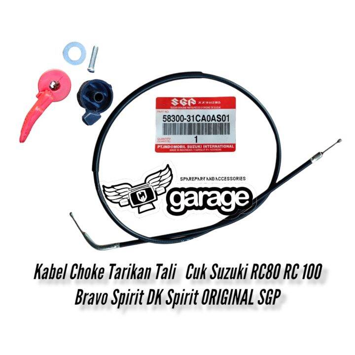 Kabel Choke Tarikan Tali Cuk Suzuki Set Rc Rc Bravo Spirit Dk