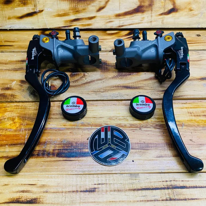 Rcs Master Brake Lever Set Brembo Corsa Corta Dual Tank Raider