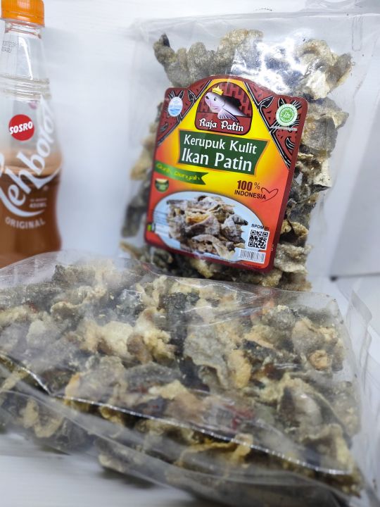 Kerupuk Kulit Ikan Patin Original 200 Gr Lazada Indonesia