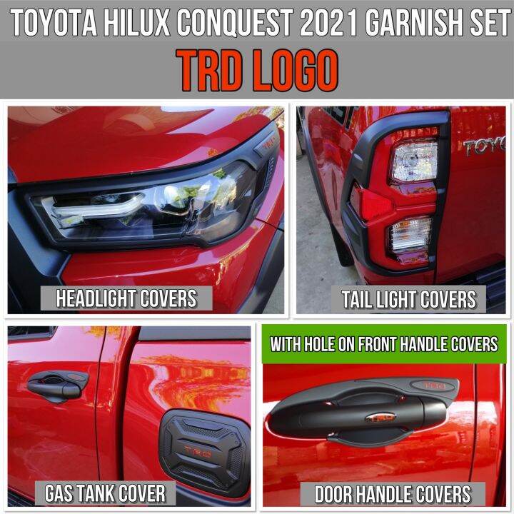 Toyota Hilux Conquest Trd Garnish Combo Set Lazada Ph