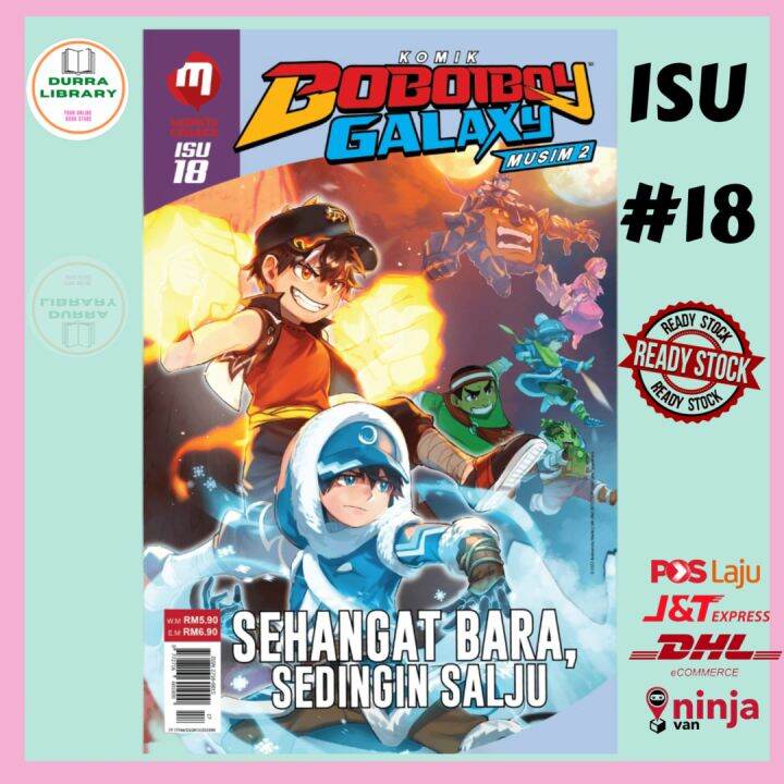 Komik BoBoiBoy Galaxy Musim 2 Isu 18 SEHANGAT BARA SEDINGIN SALJU