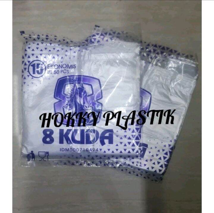 Kantong Plastik Kresek Hd Ekonomis Uk Bening Kuda Isi Lbr