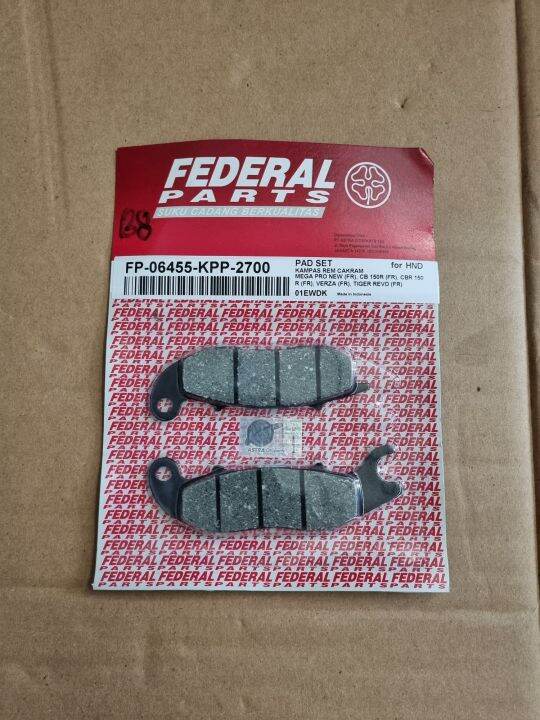 Diskpad Dispad Dis Disk Pad Kampas Rem Depan Motor Honda Megapro New