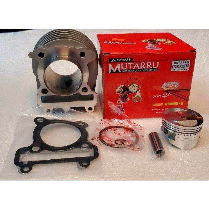 Cylinder Block Kit Mio Sporty 59mm Steel Bore Mutarru Lazada PH