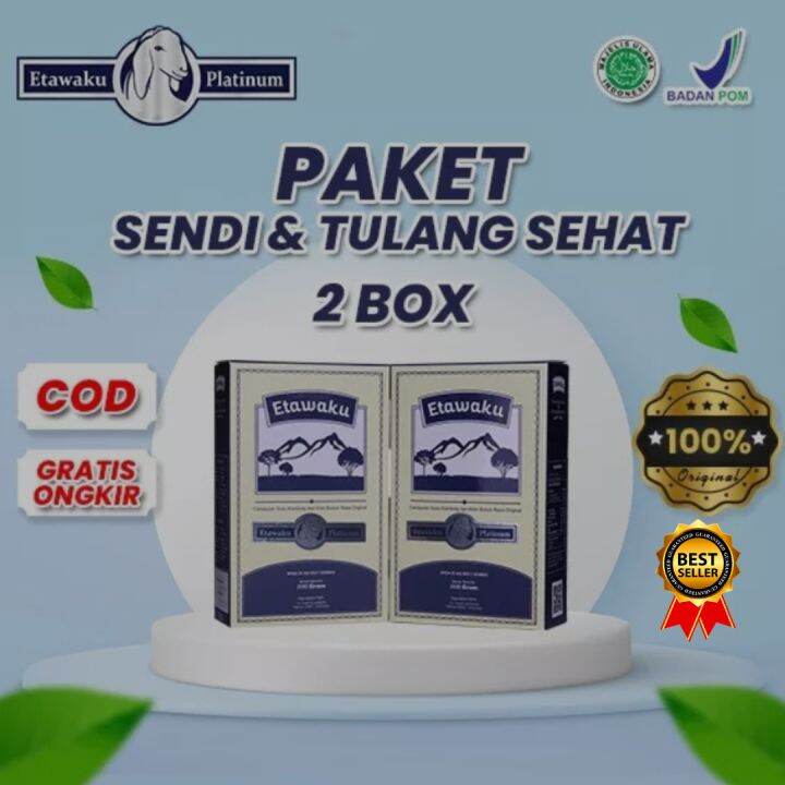 PAKET 2 BOX ETAWAKU PLATINUM SUSU KAMBING ETAWA PROVIT SOLUSI ATASI