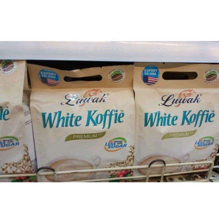 Luwak White Coffee Premium Export Less Sugar Low Acid Kopi Luwak Coffee