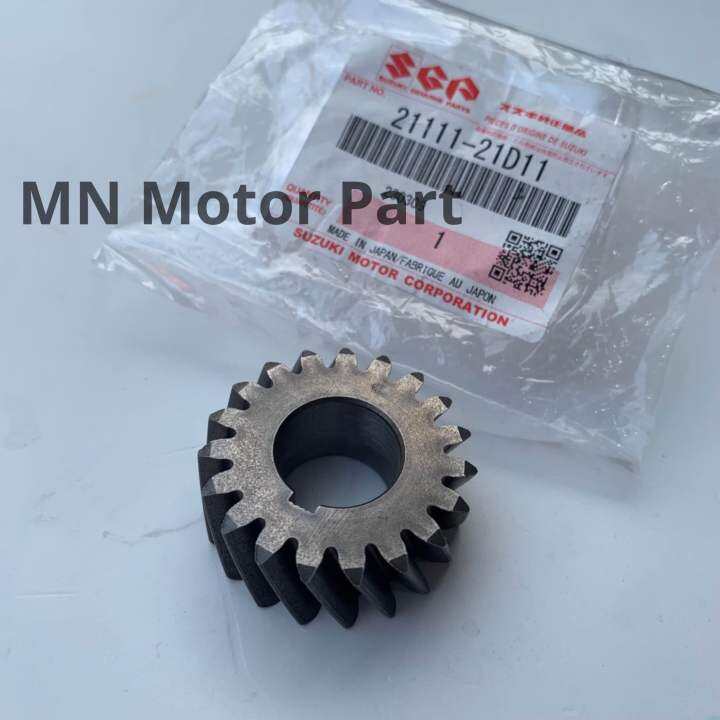 Gear Gir Gigi Primer Primery Satria 2 Tak 2T Hiu Lumba Original Suzuki