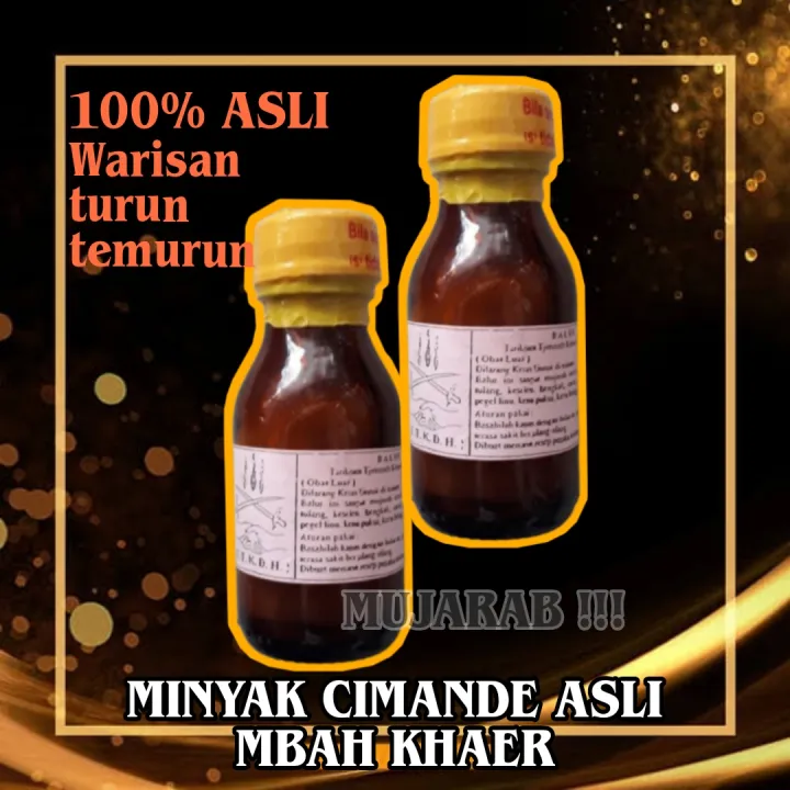 Minyak Balur Cimande Asli Mbah Khaer Patah Tulang Keseleo Syaraf