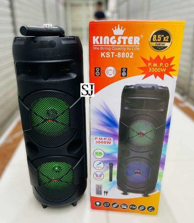 KST 8802 17Inch Big Subwoofer Portable Wireless Bluetooth Karaoke