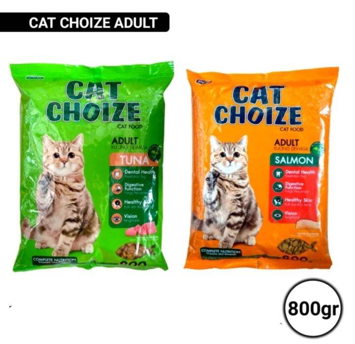 CAT CHOIZE Adult Tuna Dan Salmon 800 Gr Makanan Kering Kucing Dewasa