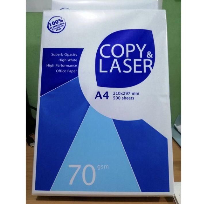 Laser Copy A4 Bond Paper 70gsm Substance 20 500 Sheets Per Ream