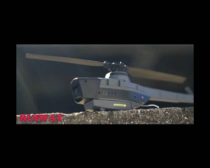 C Sentry Channel Flybarless Rc Helicopter Black Hornet With P