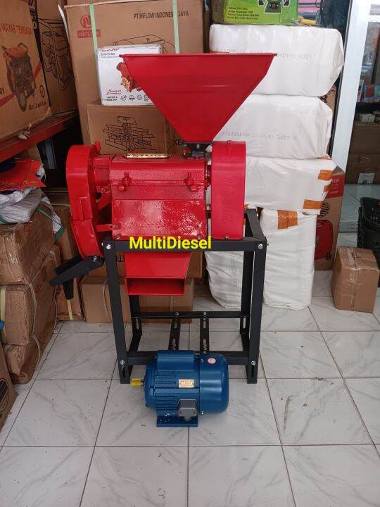 Mesin Giling Padi PRO QUIP CARLTON QMH350 Dinamo Elektromotor 2HP