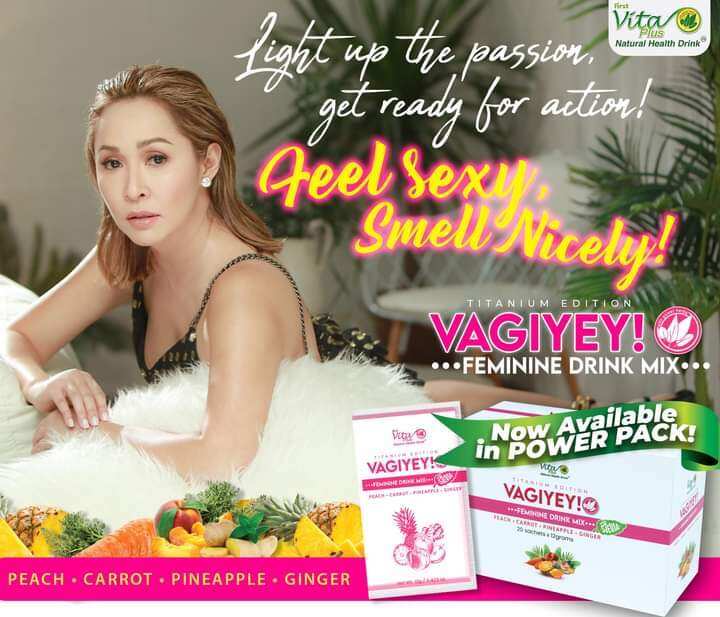 VAGIYEY Feminine Drink Mix W Peach Carrot Pineapple Ginger 5