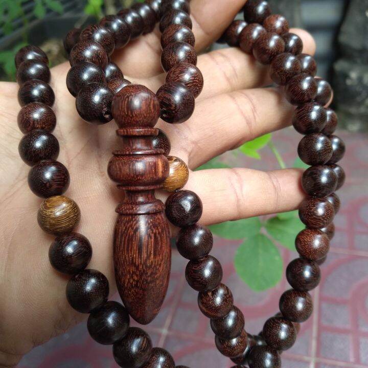 Tasbih Galih Asem Model Kalung 10mm 99butir Lazada Indonesia