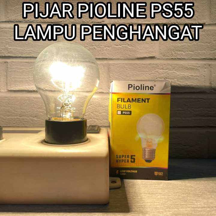 Lampu Pijar Pioline Ps Bohlam Clear Penghangat Super Hyper