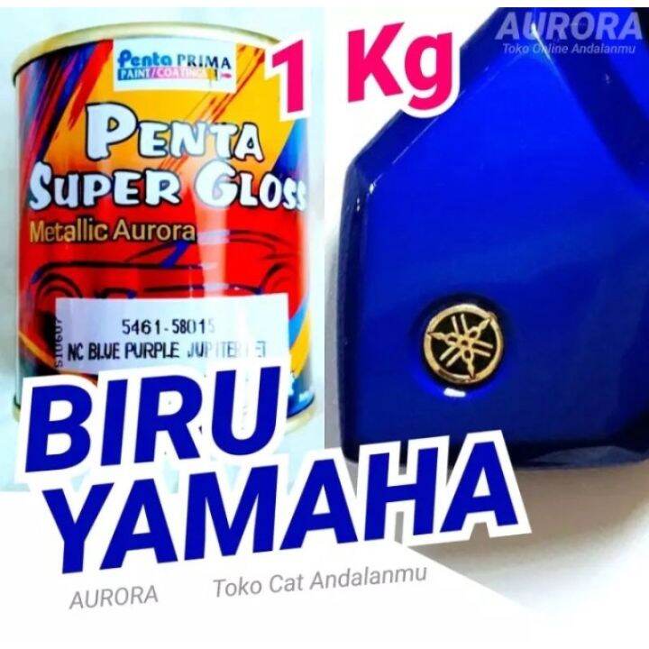 Cat Penta Super Gloss 1Kg NC Blue Purple Jupiter Met Biru Jupiter