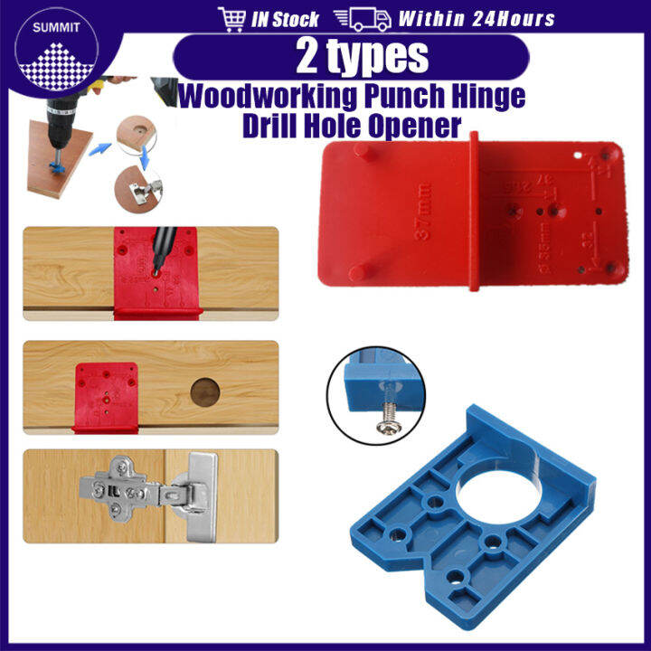 Concealed Hinges Jig Hole Opener Kit Abs Mm Hole Drill Guide Locator