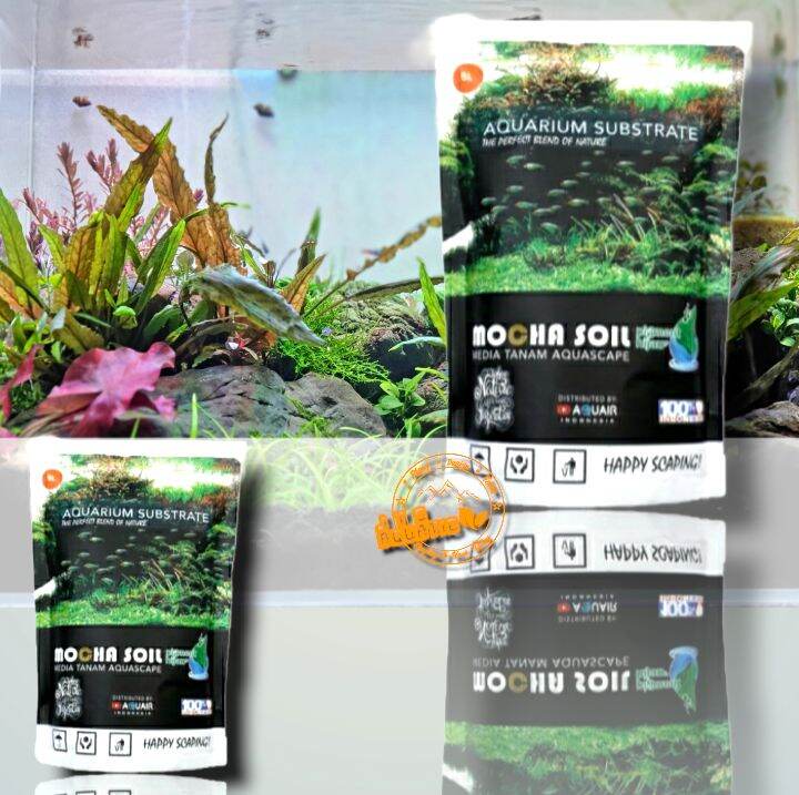 Moca Soil Aquascape Media Tanam Aquascape Aquarium Substrat Lazada