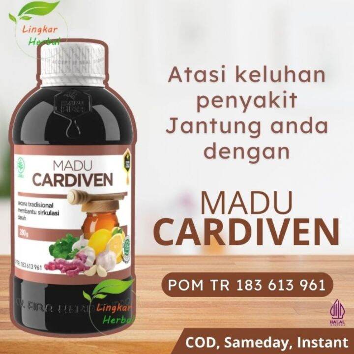 Herbal Madu Cardiven Bantu Atasi Penyakit Jantung Melancarkan Sirkulasi