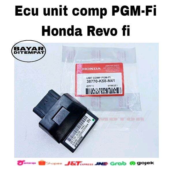 ECU Eccu Unit Comp PGM Fi Honda Revo Fi Revo Injeksi Lazada Indonesia