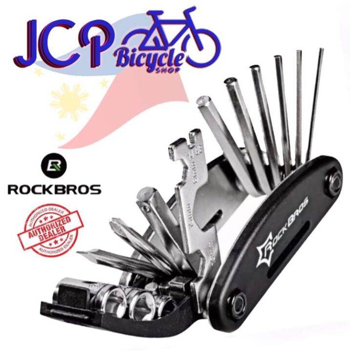 ROCKBROS 16 In 1 Multifunction Bicycle Repair Tool Kit MTB Mountain