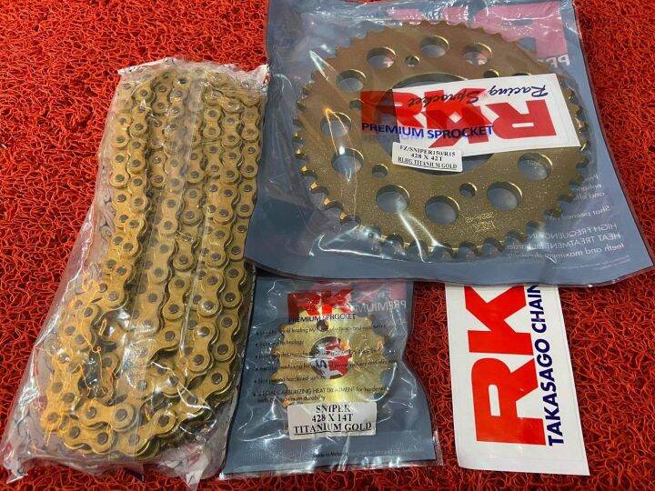 Rk Takasago Sprocket Sets For Sniper Mx Lazada Ph