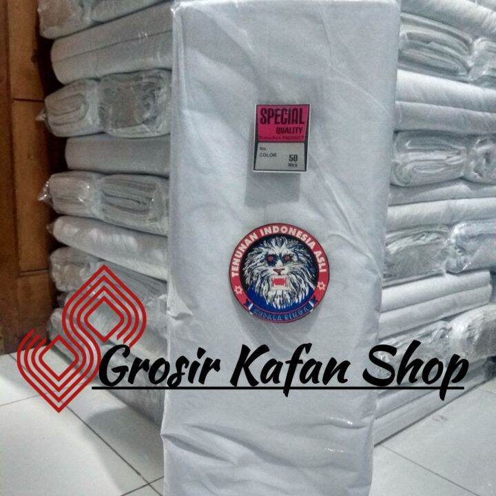 Kain Kafan Mori Cap Kepala Singa TEBAL Lebar 150cm Lazada Indonesia