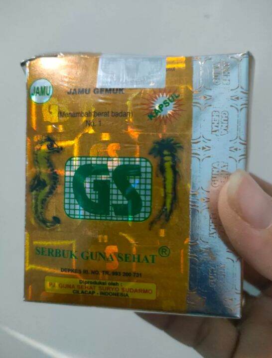 JAMU KAPSUL GEMUK SEHAT GS NO 1 ISI 24 KAPSUL Lazada Indonesia