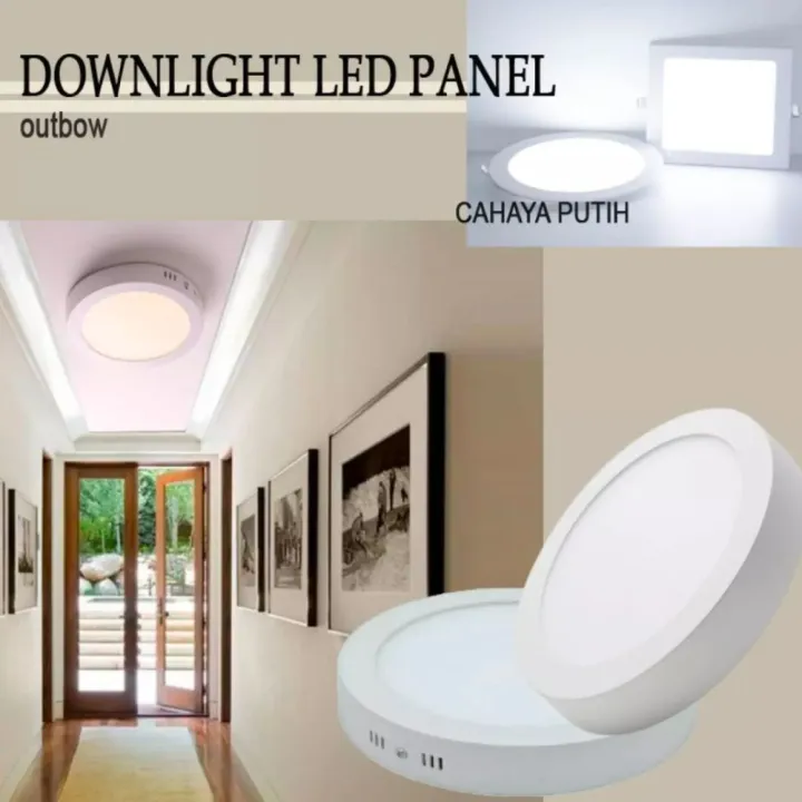 Led Panel Downlight Ob Panel Led Pioline Wt Wt Wt Bulat Kotak