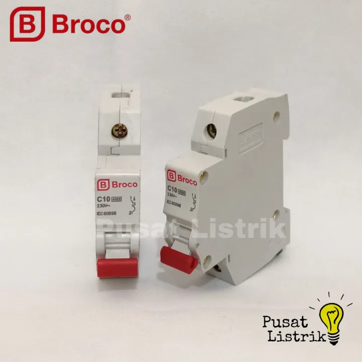 MCB 1 Phase 10A Broco Pemutus Arus Listrik 2A 32A Broco Lazada Indonesia