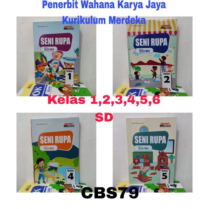 Buku Seni Rupa Kelas Sd Kurikulum Merdeka Wkj Lazada