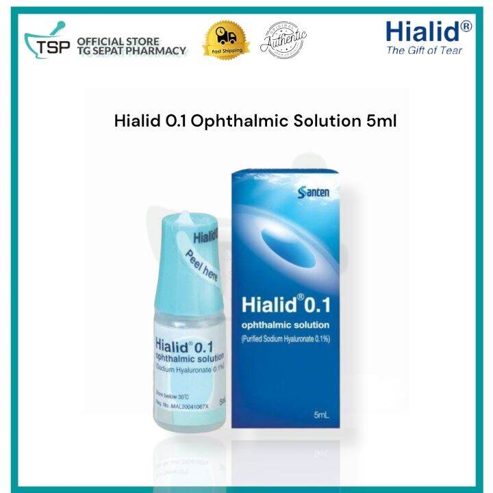 Santen Hialid Eye Drop Ophthalmic Solution Ml Lazada