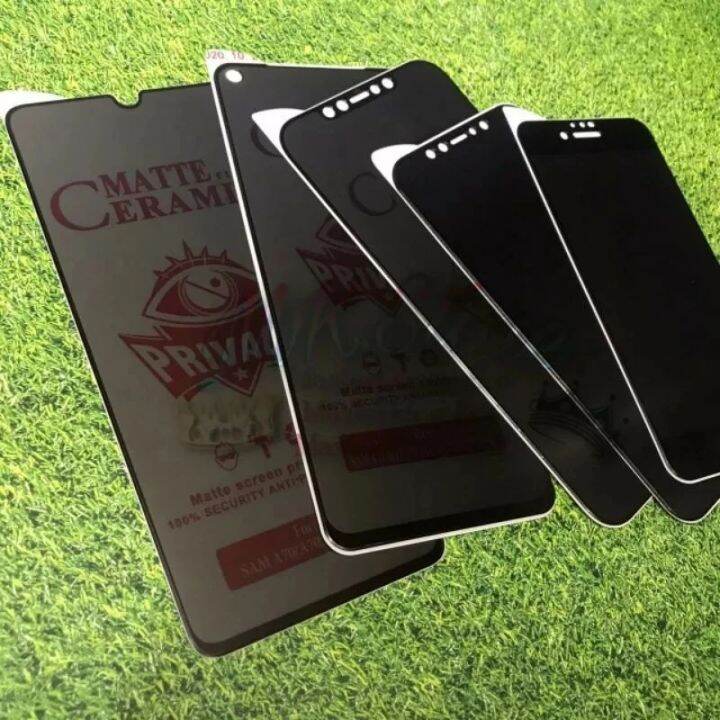 Realme 8i Anti Gores Spay Privasi Temper Glass Mate Ceramic Spay Anti