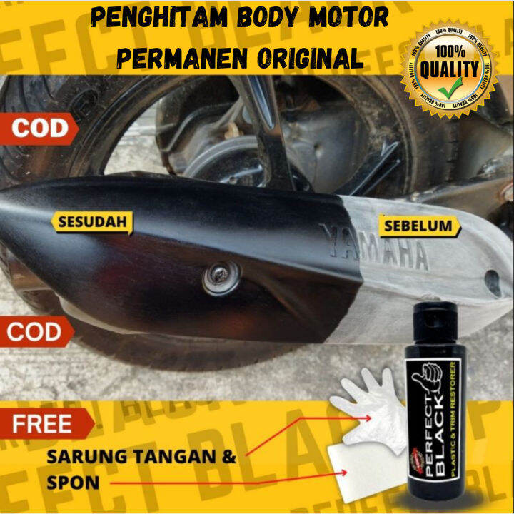 Pembersih Motor Penghitam Body Motor Permanen Original Penghitam