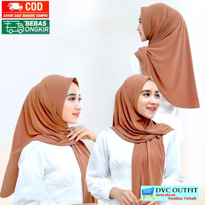 Promo Instant Triangle Hijab Jersey Adult Women S Hijab Viral