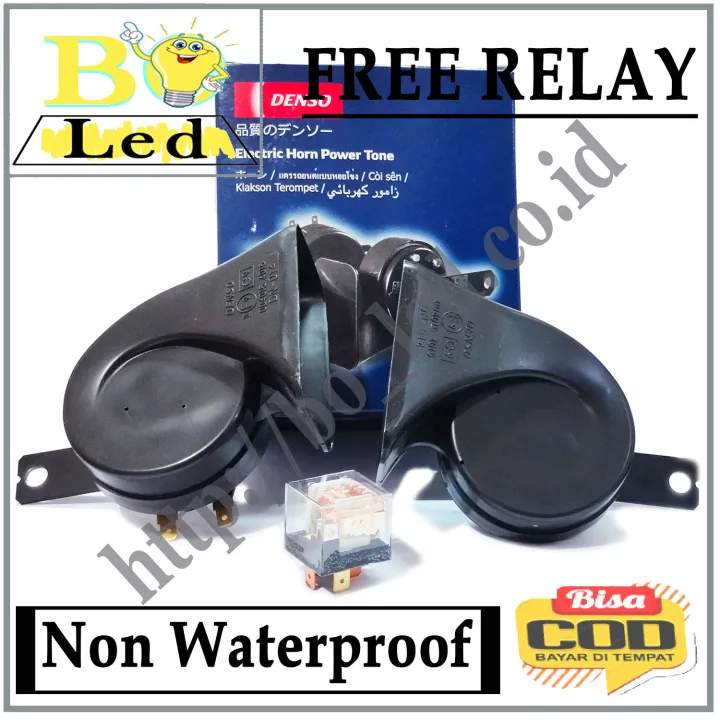 Klakson Keong WaterProof Klakson Denso Motor Mobil 12 Volt Free