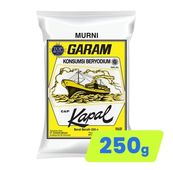 Garam Cap Kapal Beryodium 250g Lazada Indonesia